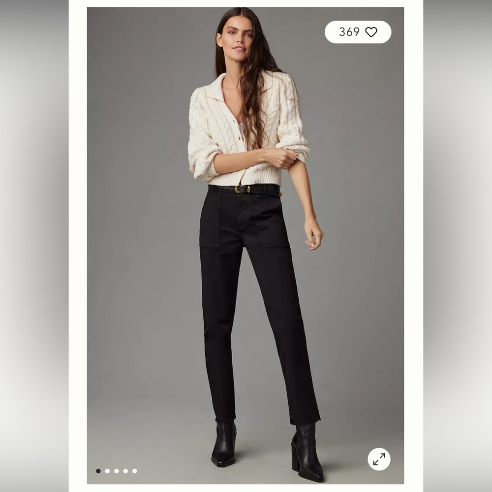 Pilcro by Anthropologie slim straight leg utility pants